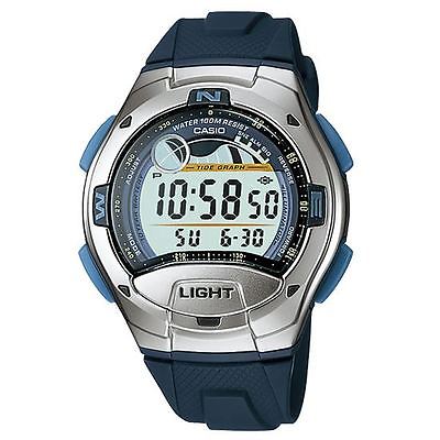 Casio Men's W753-2AV Blue Resin Quartz Watch with Digital Dial